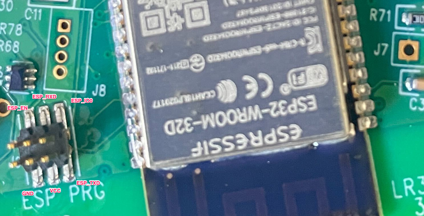 ESP32 pin-out datasheet diagram.